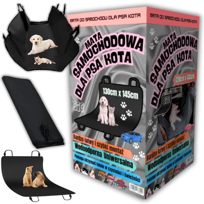 Ax00_tds0701_Mata dla psa kota samochodowa