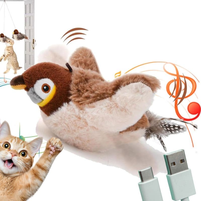 AX00_tds0683_Zabawka dla kota ptaszek USB