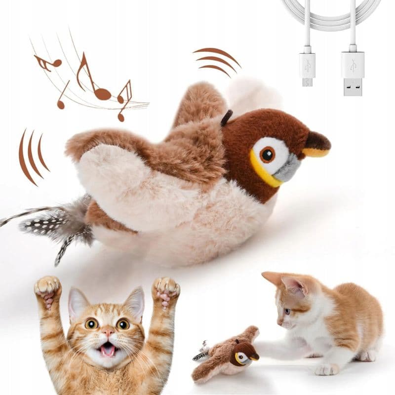 AX00_tds0683_Zabawka dla kota ptaszek USB