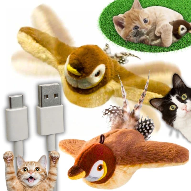 AX00_tds0683_Zabawka dla kota ptaszek USB