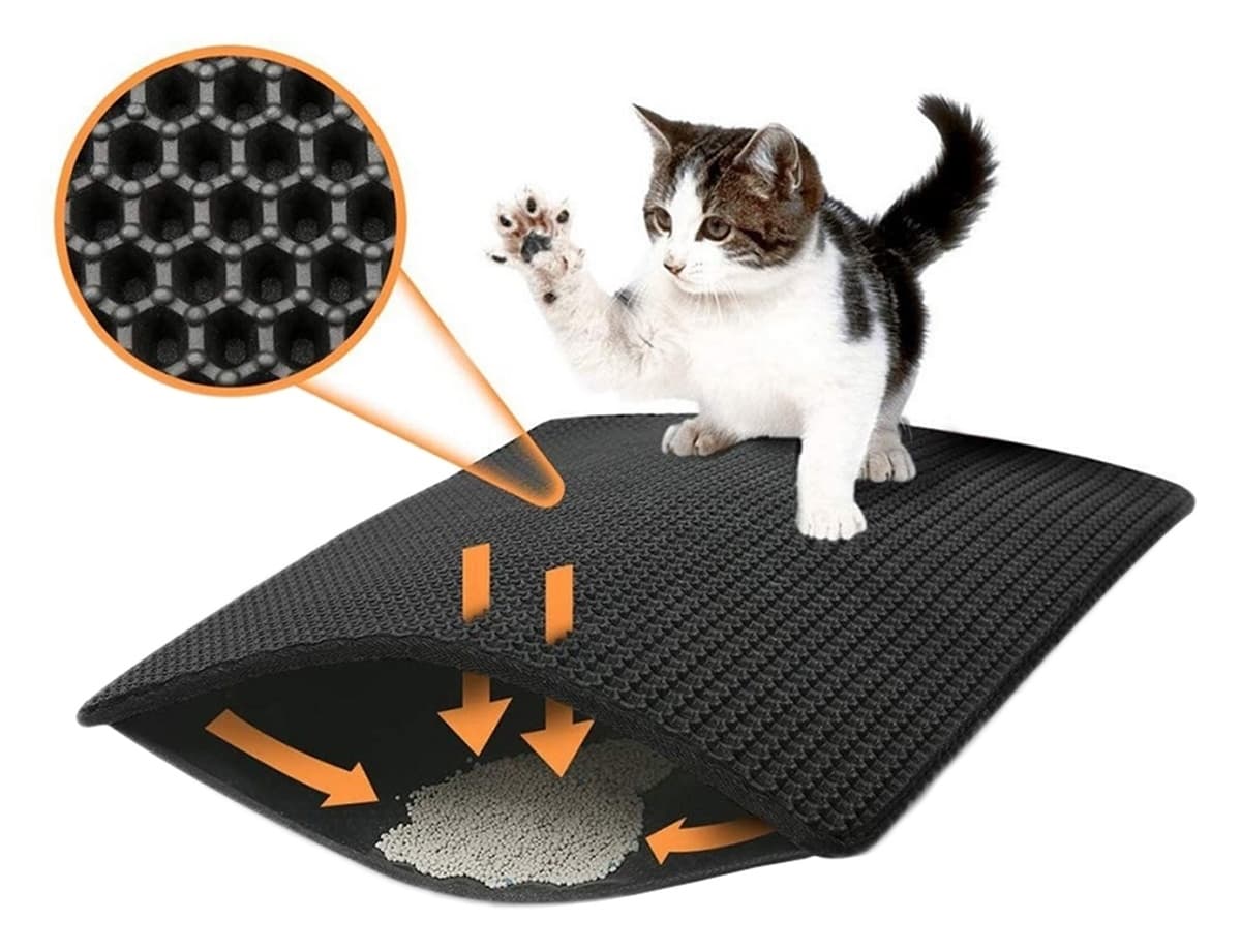 Mata pod kuwetę czarna