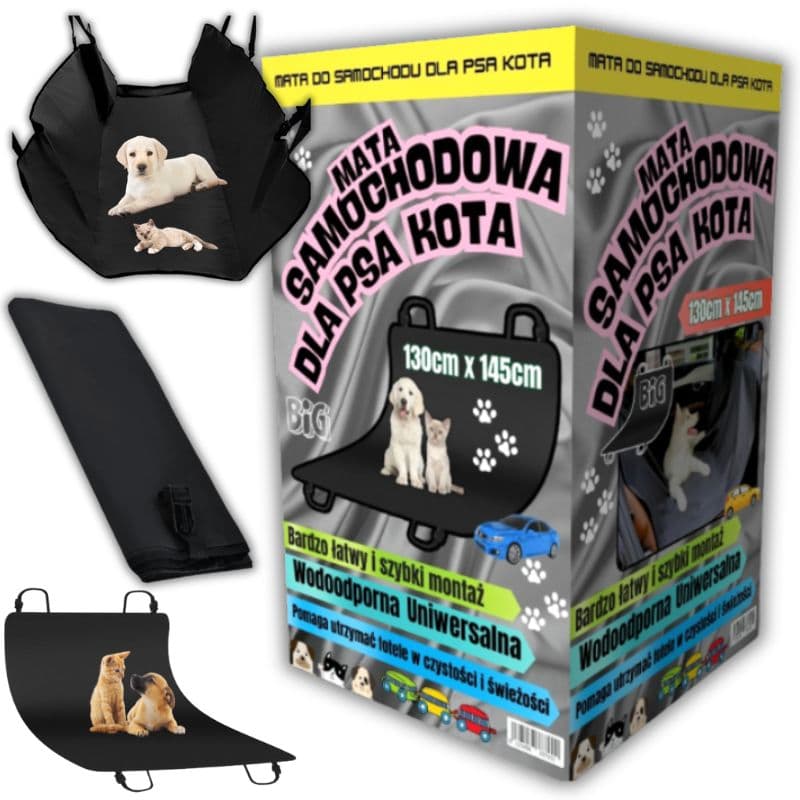 Ax00_tds0701_Mata dla psa kota samochodowa